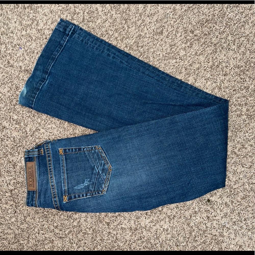 Denim bell bottoms